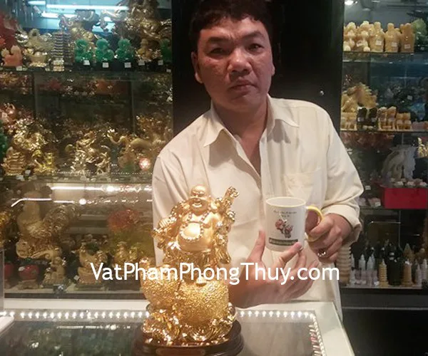 Anh Duy - Khách mua Phật di lạc quả đào vàng trên hồ lô vàng G152A