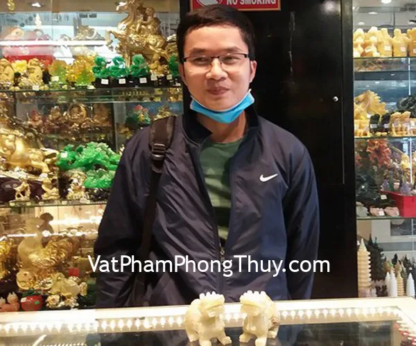 Anh Quyên - Khách hàng mua Tỳ hưu bắc kinh xanh chuẩn BKX-S