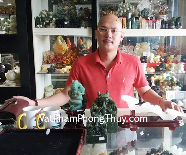 Anh Hiệp - khách hàng mua Gậy như ý bạch ngọc GM077, Ấn rồng lam ngọc HM128, Rồng ngọc Đông Linh RDL, Ve ngọc Phỉ Thúy S6509