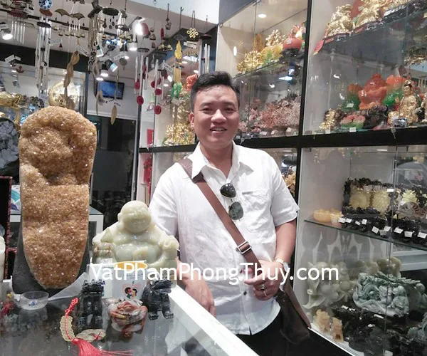 Anh Duy- khách hàng mua tỳ hưu bắc kinh đen chuẩn BKD-S và thiềm thừ ngọc hoàng long tam thể TT-HL-S4-5072