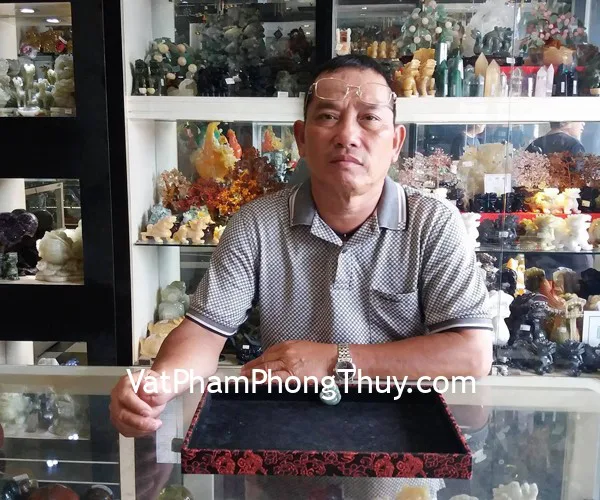 Anh Chín - khách hàng mua Phật Di Lạc Phỉ thúy S6321