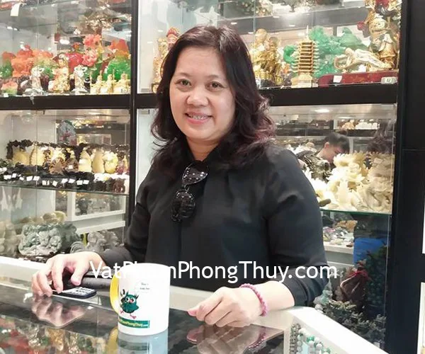 Chị Phượng - khách hàng mua Chuỗi Ruby đỏ A+ Nam Mỹ S6249-12159