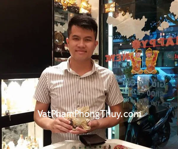 Anh Châu - khách hàng mua tỳ hưu bắc kinh xanh BKX-M