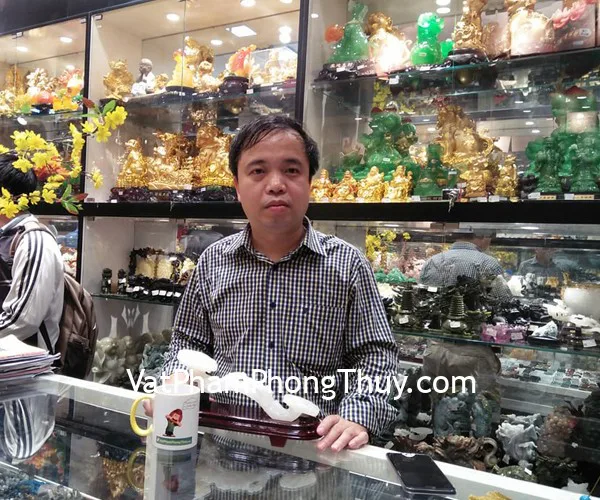 Anh Cường - khách hàng mua gậy như ý bạch ngọc khủng GM077