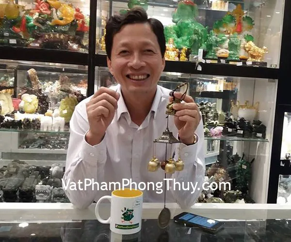 Anh Hùng - khách hàng mua chuông gió 5 chuông đồng CG1203