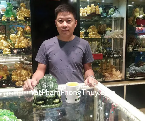 Anh Dũng - Khách hàng mua Thiềm thừ lam ngọc khủng GM027