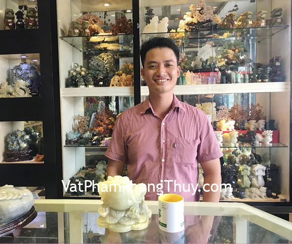 Anh Tiến - khách hàng mua Thiềm thừ đá Cẩm Thạch Tây Tạng CTT-L