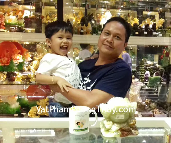 Anh Thật - khách hàng mua Thiềm thừ Cẩm thạch Tây tạngCTT-L