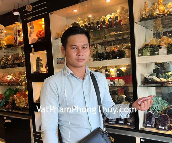 Anh Minh - khách hàng mua chuỗi thạch anh hồng S6658-S5-3255