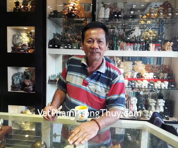 Chú Phát - khách hàng mua Chuỗi thạch anh tóc đỏ đồng S6747-S4-7779