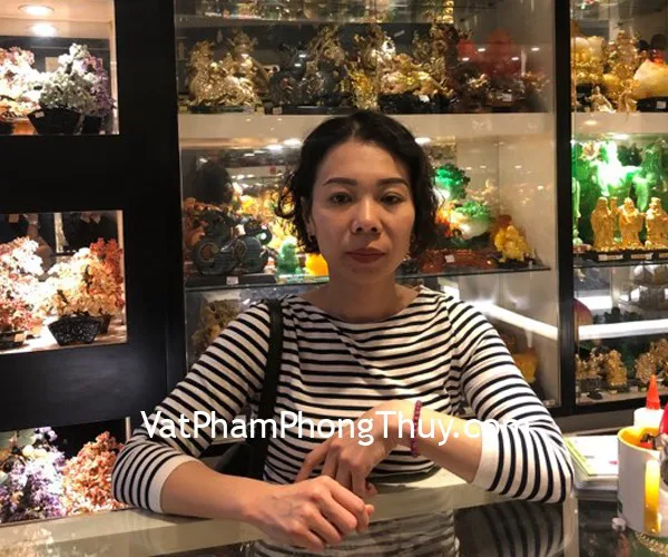 Chị Điệp - khách hàng mua chuỗi Ruby đỏ S6248-17010
