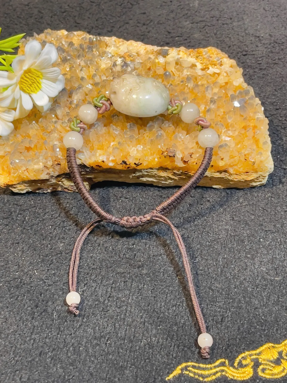 Dây rút long quy đá Miến Điện S044