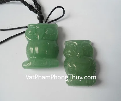 Cú mèo đá hắc ngà - 3 tấc FH071