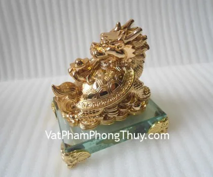 Long quy xanh, vàng đế thủy tinh- Long quy chiêu tài E279