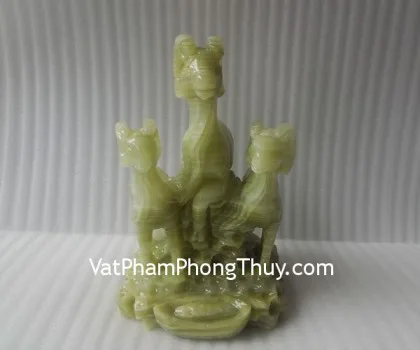 Tượng tam dương đá cẩm thạch D1503