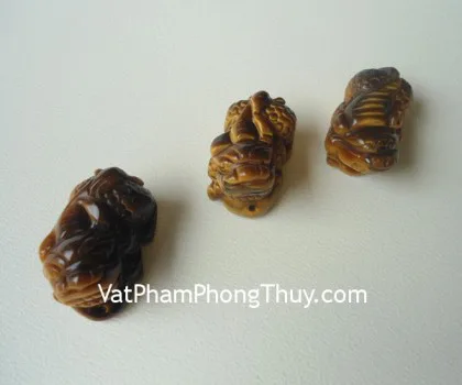 Tỳ hưu lưng vảy rồng đá mắt mèo (mới) S931