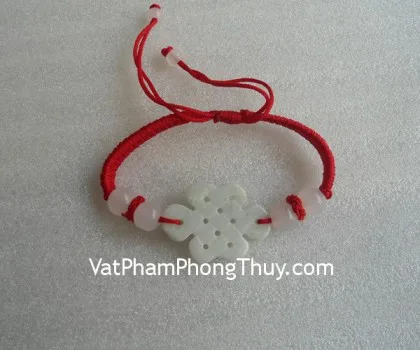 Dây rút biểu tượng may mắn ngọc Myanmar S978