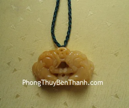 Cặp Tỳ hưu đá Hoàng Long ngậm tiền nhỏ FS133
