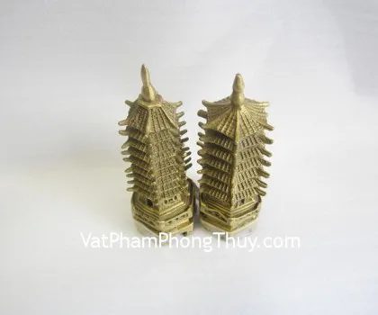 Tháp văn xương lam ngọc 9 tầng lớn FGM054