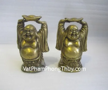 Di lặc đồng đỉnh vàng nhỏ D137