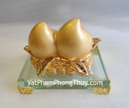 Song đào vàng kim, đế thủy tinh- Phước thọ vô cương E296