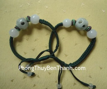 Dây rút 1 hạt khoét lỗ-2 hạt trơn S181