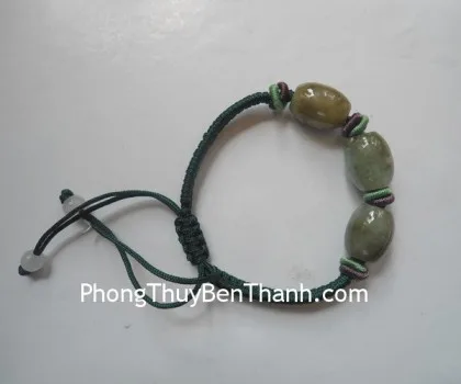 Dây chuyền kết sẵn gậy như ý nhỏ đá Miến Điện S500