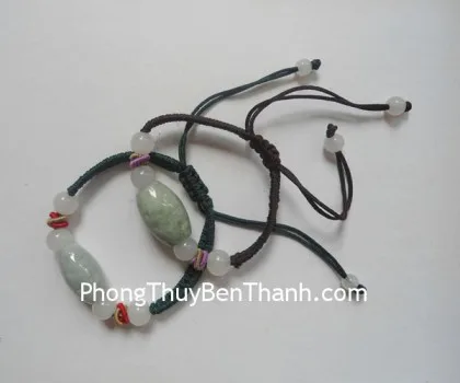 Dây rút 1 ống tụ tài- 4 hạt(ống cong thoi) S183