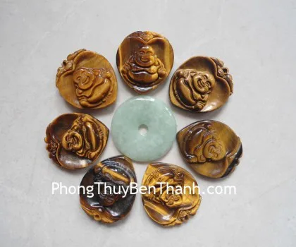Phật di lặc trái tim đá mắt mèo nhỏ S702