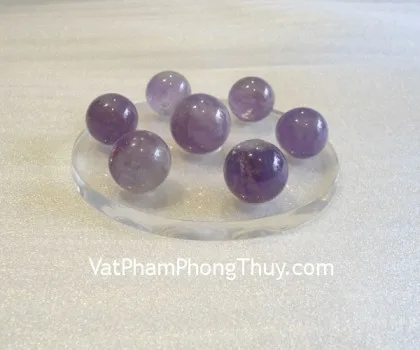 Đĩa thất tinh thạch anh tím lớn M104