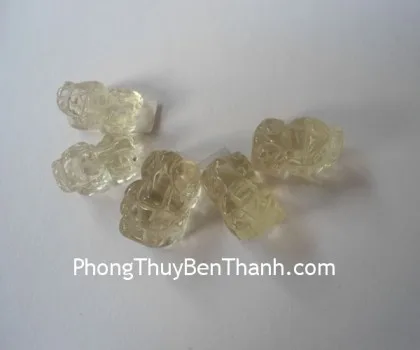 Mặt nhẫn Tỳ hưu thạch anh vàng 10.5 S757
