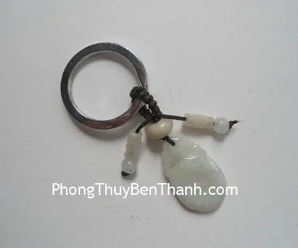 Móc khóa ngọc bội may mắn Miến Điện S092