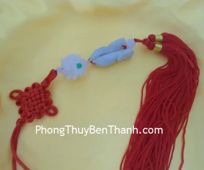 Ngọc bội 1 cặp như ý đèn lồng Miến Điện S548