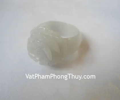 Nhẫn mã não đỏ bản hình túi tiền S6473