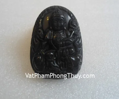 Phật bản mệnh Thạch Anh Đen S1132