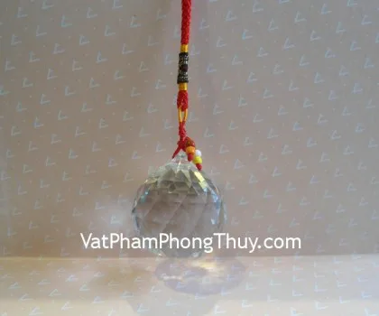 Quả cầu treo pha lê trắng lớn S1127