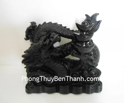 Rồng trên đế đá hắc ngà, 3 nén vàng DT213