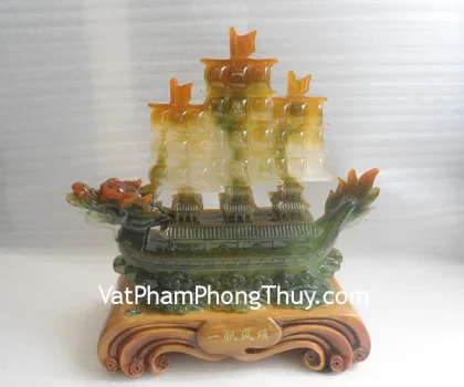 Thuyền rồng buồm vàng, thủy tinh - nhất phàm phong thuận H453G