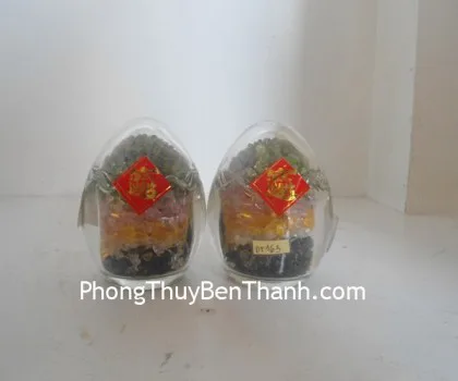 Trứng ngũ hành Thạch Anh nhỏ DT163