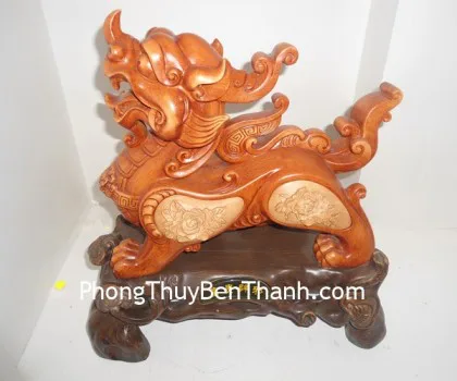 Tỳ hưu phú quý bích tà vàng đa màu Y031