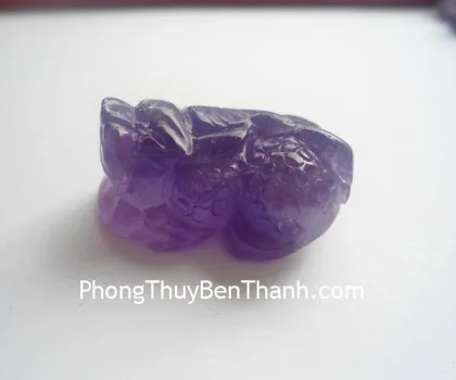 Tỳ hưu thạch anh tím vảy rồng 10.5 S763