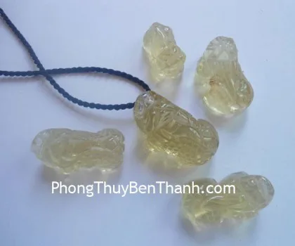 Tỳ hưu thạch anh vàng vảy rồng 10.5 S764