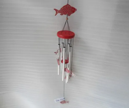 Chuông gió 9 vòng gỗ- 6ống CG1208