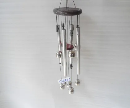 Chuông gió 19 ống đồng đỏ ( vuông) CG1249