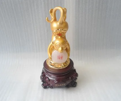 Khỉ vàng lộn ôm ngọc - lương gia hoạt bát H368G