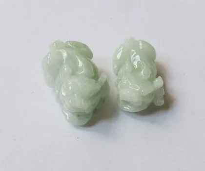 Mặt tỳ hưu phỉ thúy đốm vân xanh A+++++ GCN 715 S6632-S5-8865