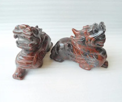 Tỳ hưu  nham thạch 2 màu (đen, nâu) lớn M076