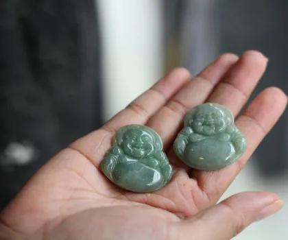 Di Lạc Phỉ Thúy xanh đậm S6321