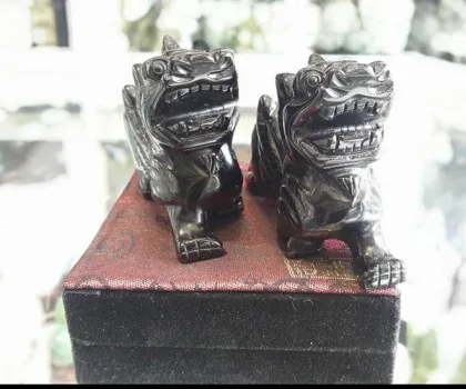 Tỳ hưu hắc ngà có cánh 4 tấc (mini) GM009