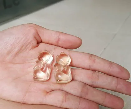 Hồ ly thạch anh vàng dáng đẹp S6342